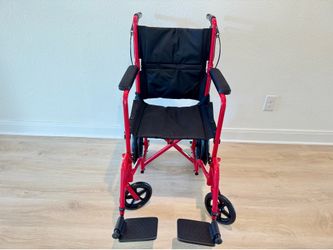 Drive Medical Lightweight Folding Transport Wheelchair