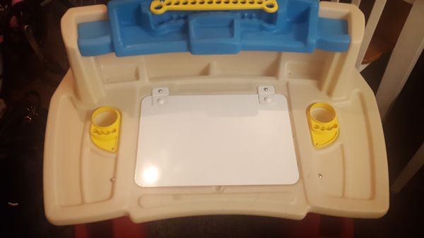 Step 2 Kids Desk With Chair Dry Erase Board Book Storage For Sale
