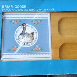 Snack Cheese Board With Knife 