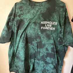 ALF NSFW Green Tie Dye Dog T shirt Graphic Tee Size 3X 3xL XXXL Plus Size