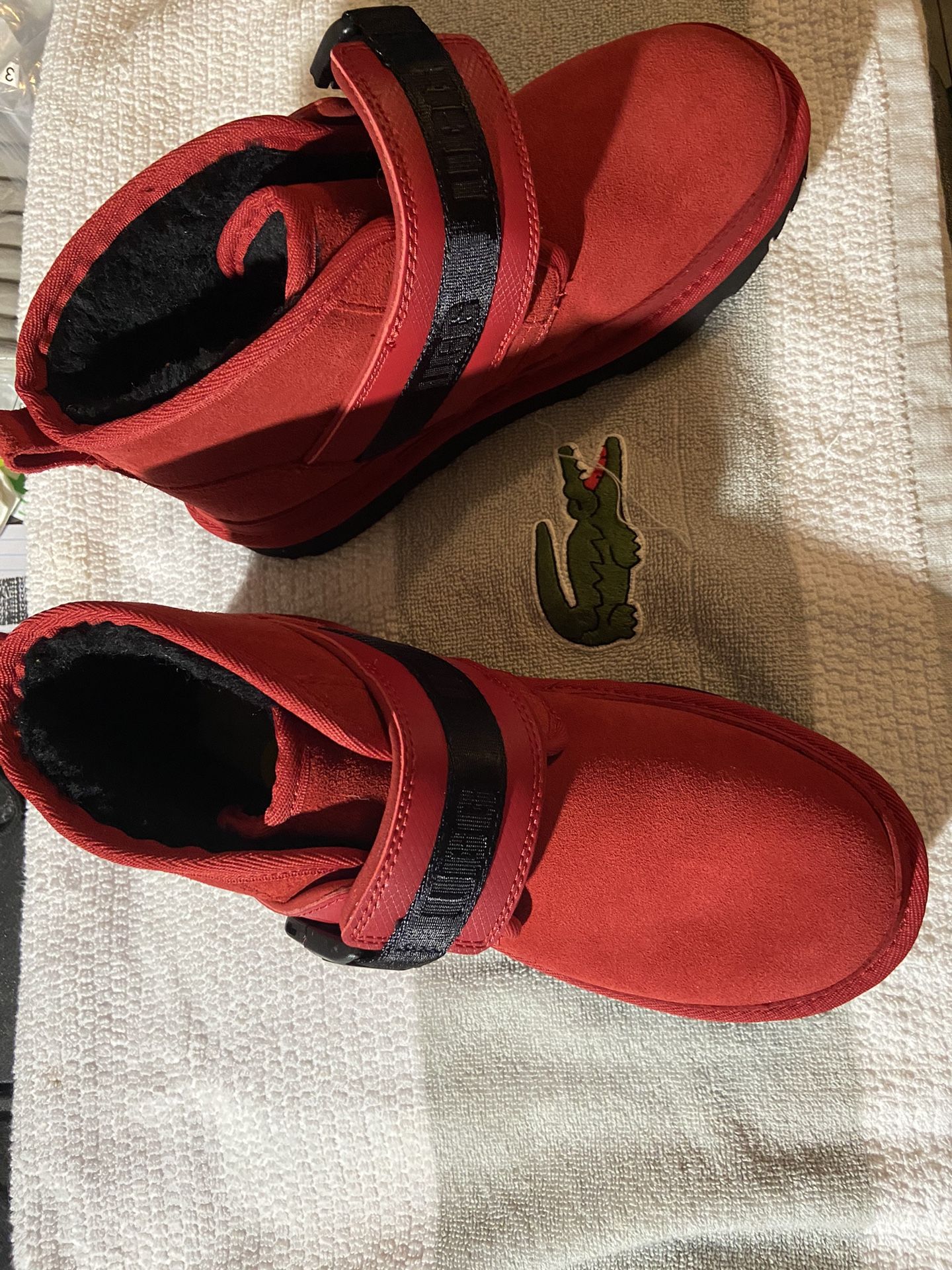 Red Ugg Size 5 Fur Inside # 432