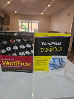WordPress 2 Book Bundle – For Dummies 3rd Edition & Professional WordPress