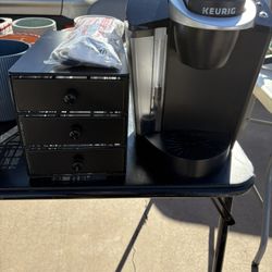 Keurig with Pod Storage