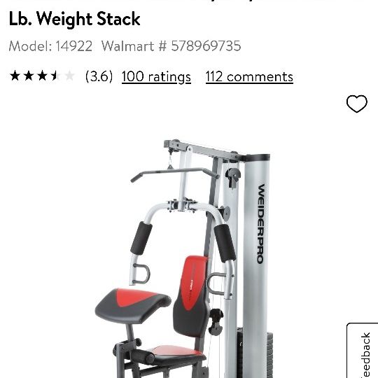 Weider pro 6900 walmart hotsell