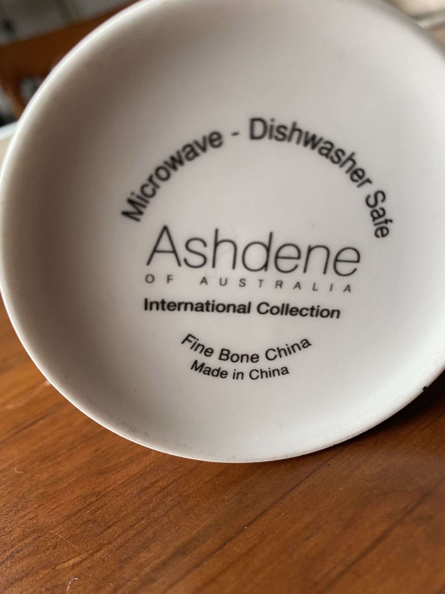 Ashdene of Australia Bone China mug Yellow floral Iris / Rose