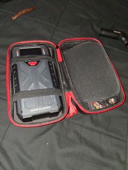 Jump stater with air compressor