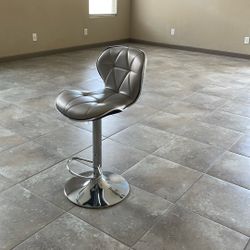 3 Silver Stools For Sale 