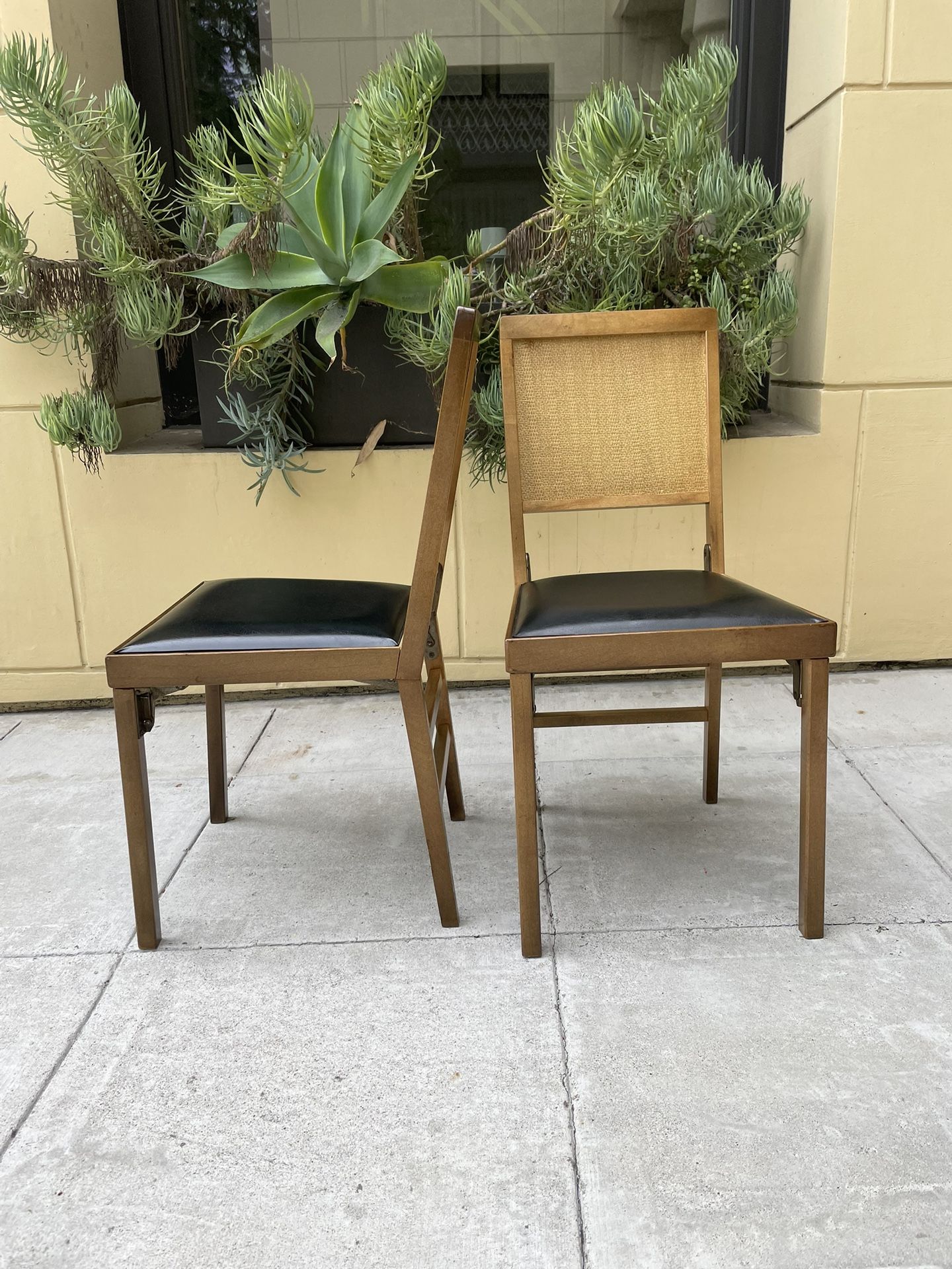 TWO Vintage Foldable Chairs