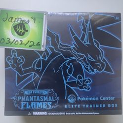Phantasmal Flames Pokemon Center Elite Trainer Box (Exclusive)