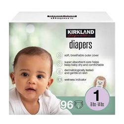 Kirkland Size 1 Diapers 