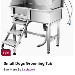 Small Dog Grooming Tub