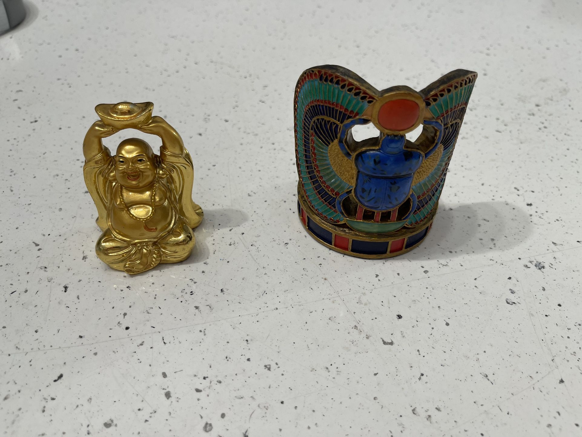 Summit Scarab Tea light Candle Holder Buddha Statue