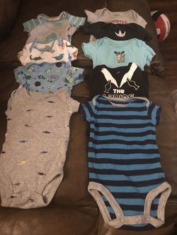 Baby assorted onesies, Size : NB - 3 months , Used but in great condition
