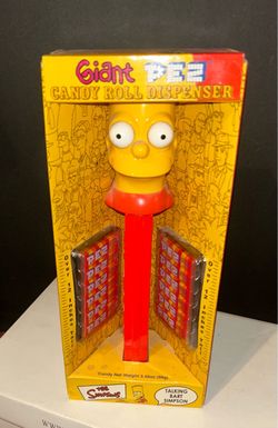 Bart Simpson 2002 giant Pez candy dispenser