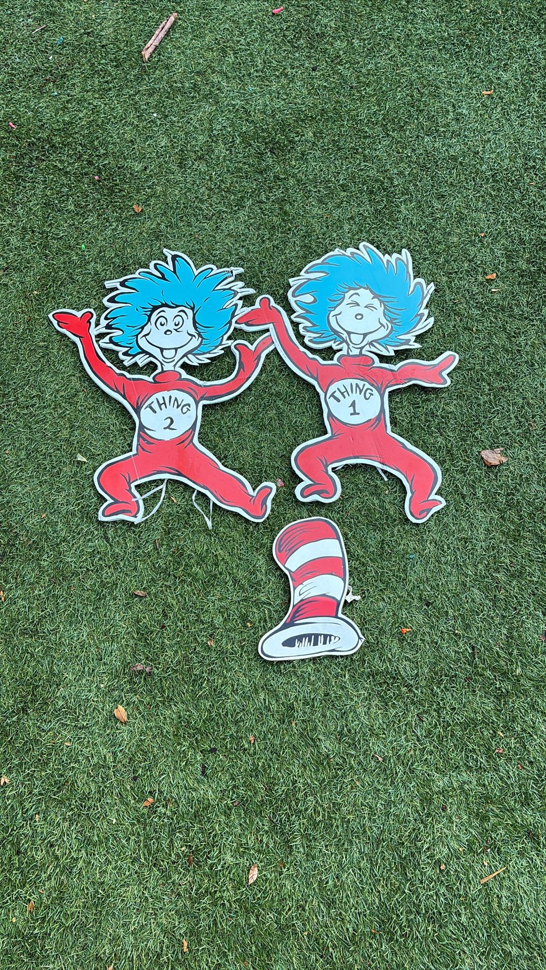 Thing 1 and Thing 2 Cardboard Standees