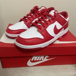 Nike Red And White Dunks 