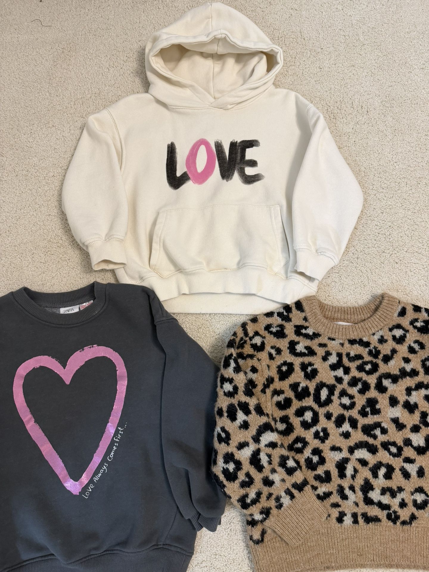 sweaters Zara for girls 6-7 years old
