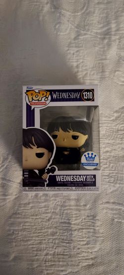 Wednesday funko with cello 1310