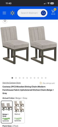 Brad new 2 Pc Dining chairs 80$