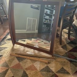 Dresser Mirror with Mounting Hardware - Free