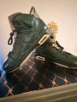 Air Jordan 6 High-Top Sneakers Dark Green