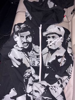 Asaali black and grey hoodie