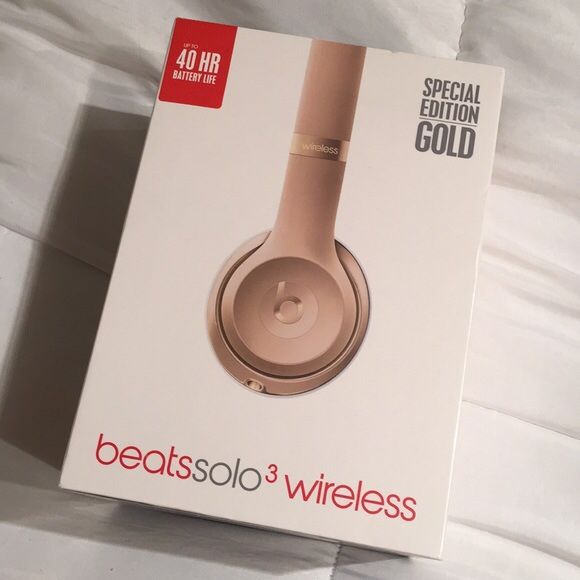 Beats Solo3 Wireless Gold brand new never opened