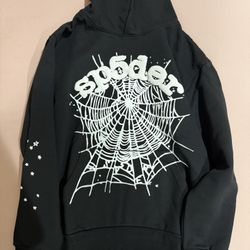 Sp5der Black L Hoodie 