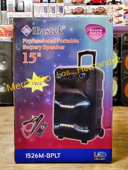 Bluetooth Speaker 15" Woofer💥6200w READY FOR PARTIES