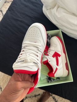 Off-White Out of Office Sneakers White Red