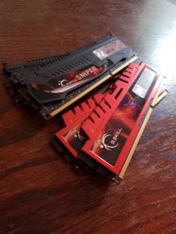 32GB G.SKILL RIPJAWS X & SNIPER DDR3 RAM
