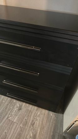 Black dresser
