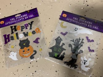 Halloween gel stickers