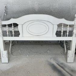 Solid Wood Farmhouse Cottage Shabby Chic Rustic Vintage French Provincial Country Modern Queen Full Headboard Bed Frame 