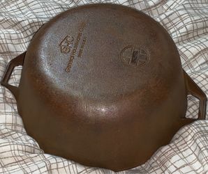 Vintage Griswold General housewares Cast Iron Dutch Oven Casserole Pot (READ DESC)