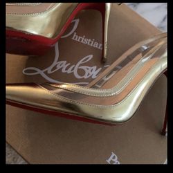 Metallic Gold Patent Leather