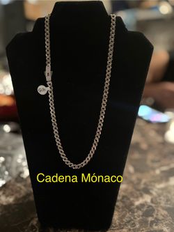 Cadena Monaco De Plata