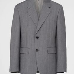 Prada SS/23 Men’s Grey Mohair Blazer