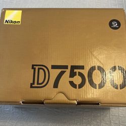 Nikon D7500 DSLR 4k video camera Body Only 
