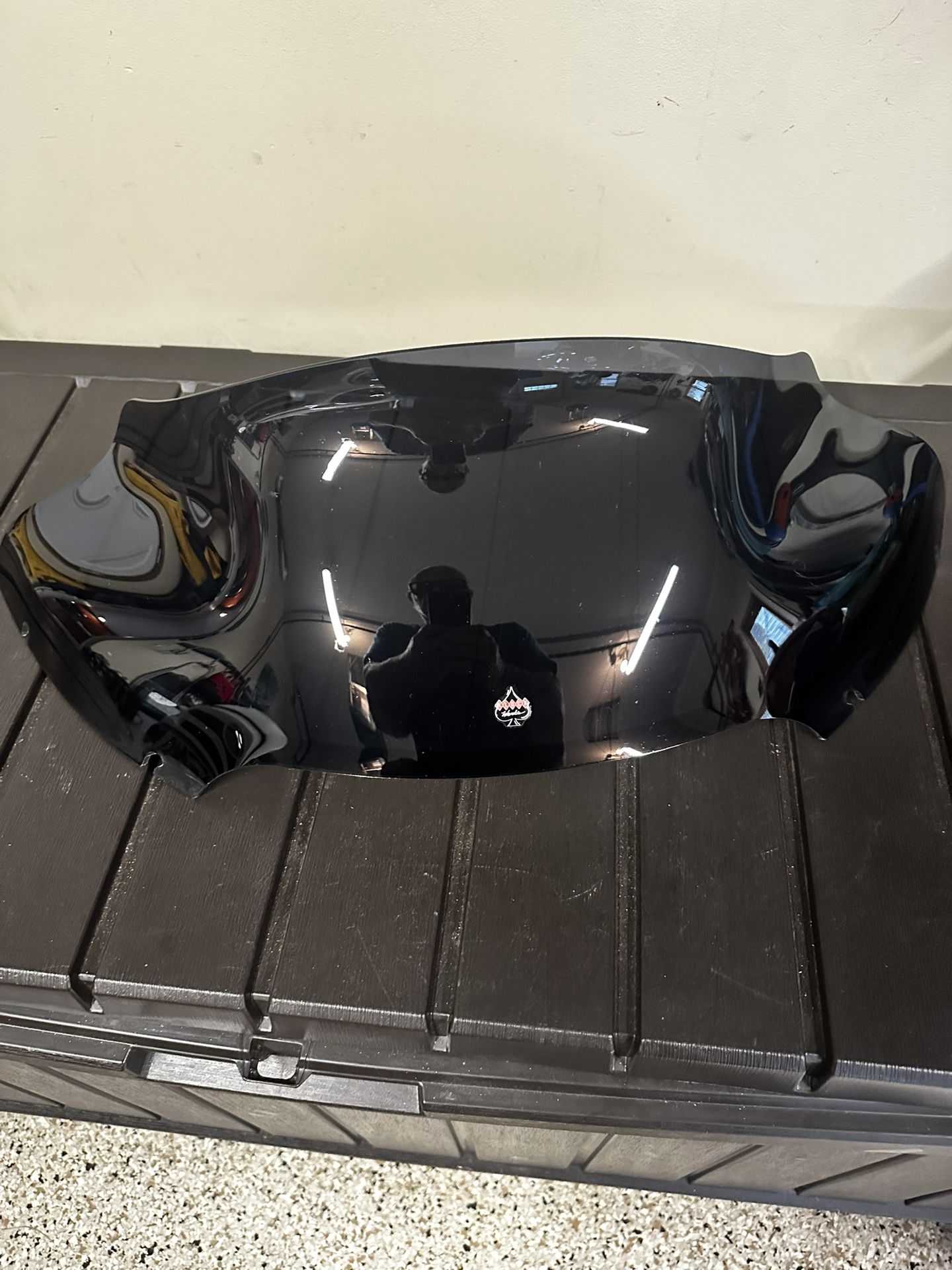 6 inch smoked sport Flare Windshield for Harley-Davidson