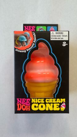 NeeDoh Orange Nice Cream Cone