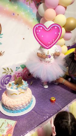Unicorn 1st birthday outfits