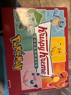 Pokémon Krispy Kreme box