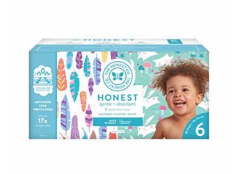 3 Boxes For $100 Honest Diapers Size 6, 88 Count