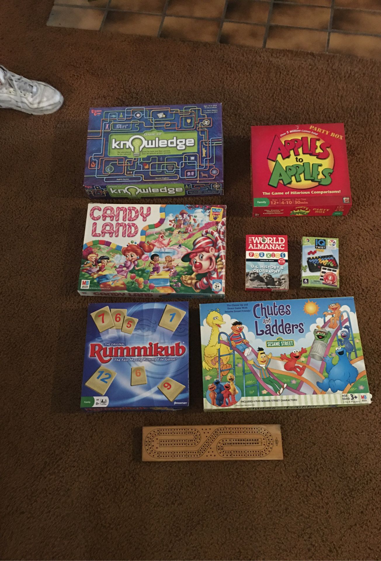 Assorted board games