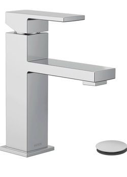 Moen 84771 Revyl Chrome Single-Handle Bathroom Faucet With Drain