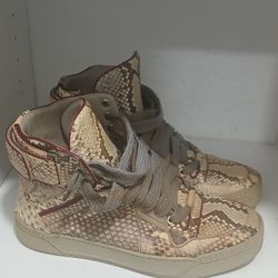 Men’s Gucci  Python High top Sneakers 