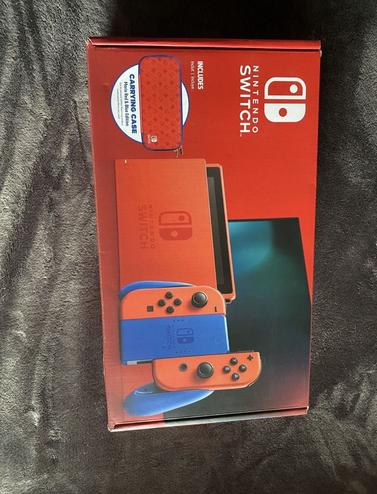 Limited Edition Mario Red Blue Nintendo Switch