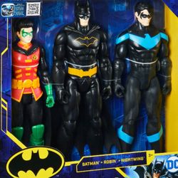 Batman 12in  Action Figure 3-Pack Brand New