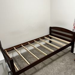 Twin Bed Frame With Head /End Board